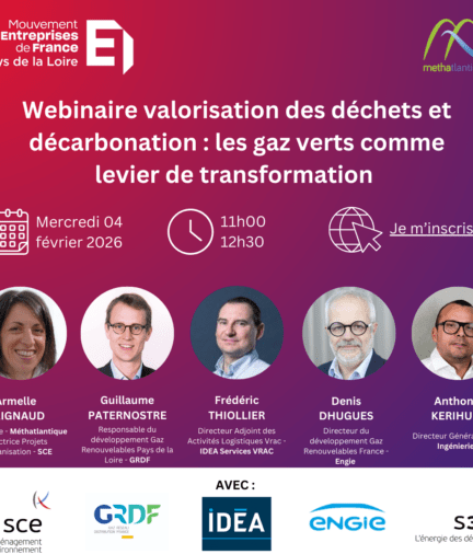 Visuel webinaire déchets et décarbonation, le 4 février 2026 de 11h30 à 12h30