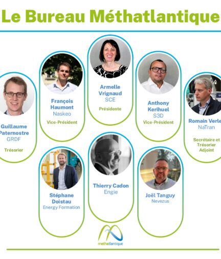 membres du bureau de l'association méthatlantique biogaz Pays de la Loire